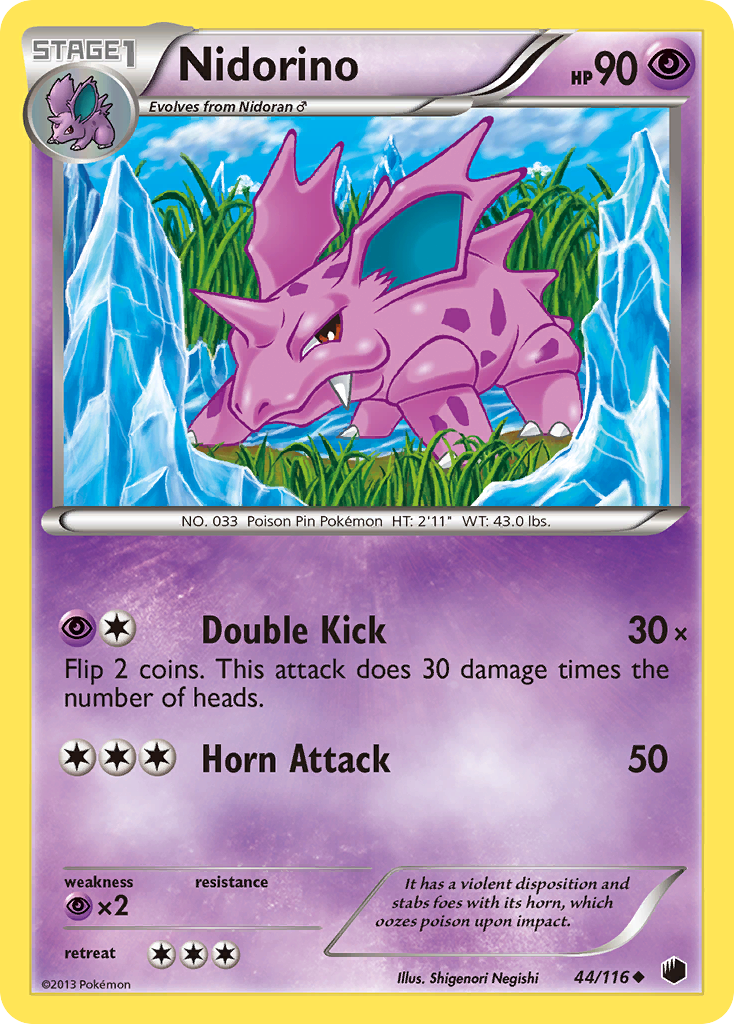 Nidorino (44/116) [Black & White: Plasma Freeze] | Gam3 Escape