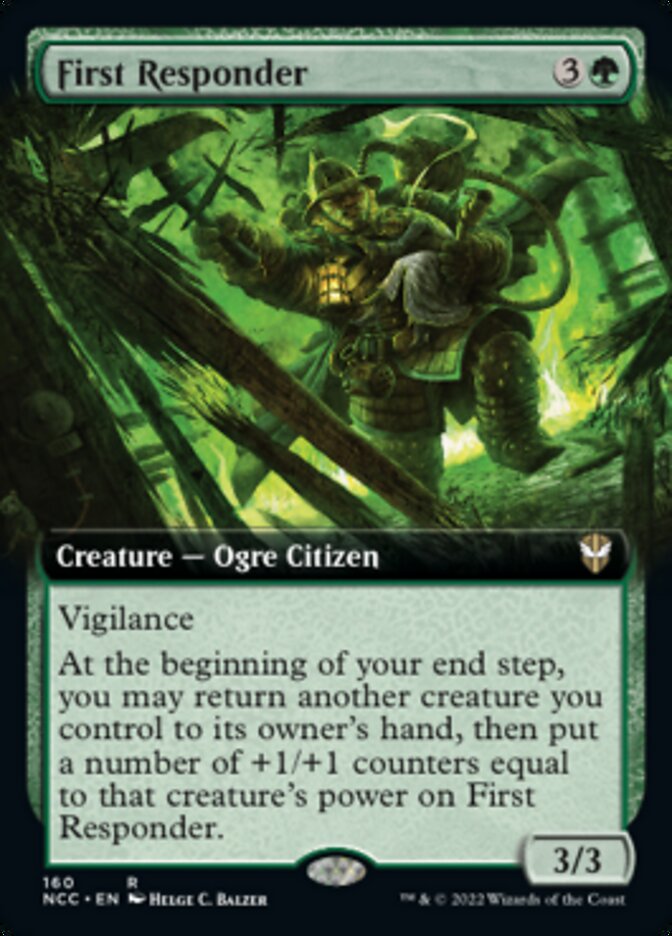 First Responder (Extended Art) [Streets of New Capenna Commander] | Gam3 Escape