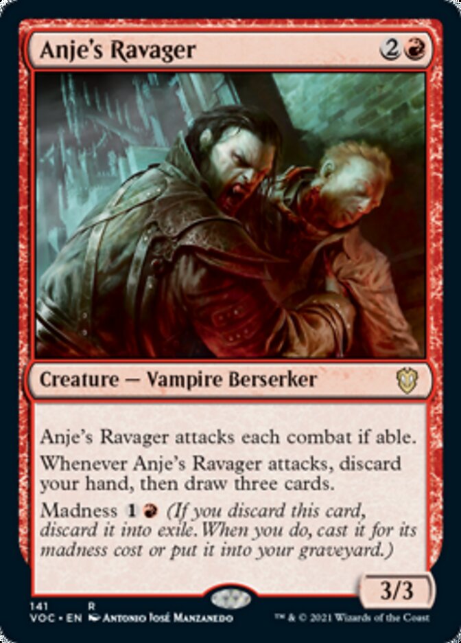 Anje's Ravager [Innistrad: Crimson Vow Commander] | Gam3 Escape