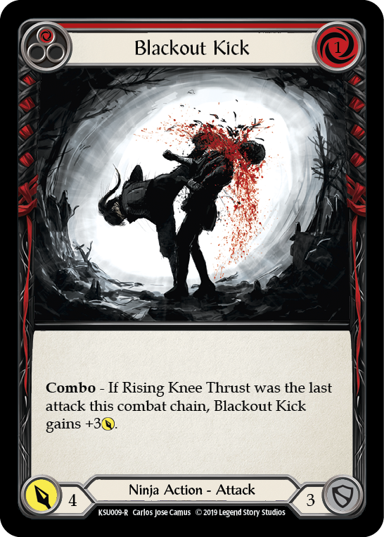 Blackout Kick (Red) [KSU009-R] 1st Edition Normal | Gam3 Escape