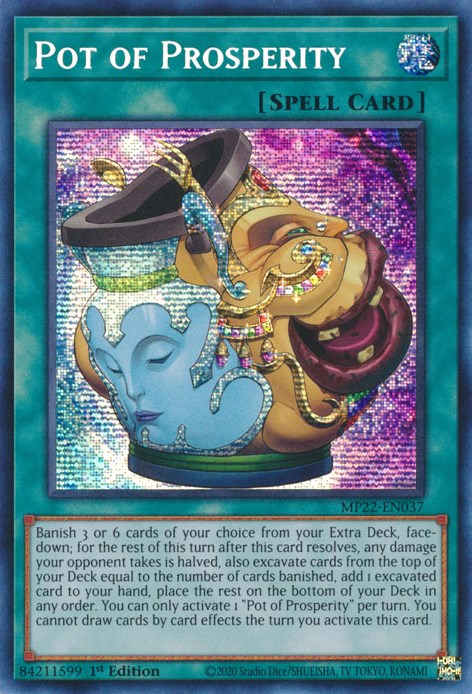 Pot of Prosperity [MP22-EN037] Prismatic Secret Rare | Gam3 Escape