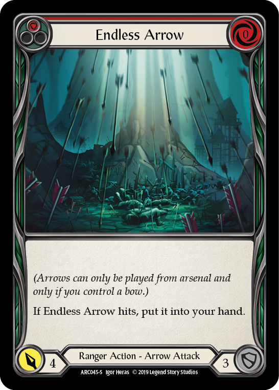 Endless Arrow [ARC045-S] 1st Edition Rainbow Foil | Gam3 Escape