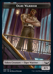 Ogre Warrior // Dog Double-sided Token [Streets of New Capenna Tokens] | Gam3 Escape
