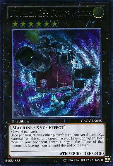 Number 25: Force Focus (UTR) [GAOV-EN045] Ultimate Rare | Gam3 Escape