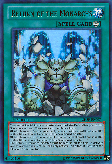 Return of the Monarchs [SHSP-EN067] Ultra Rare | Gam3 Escape