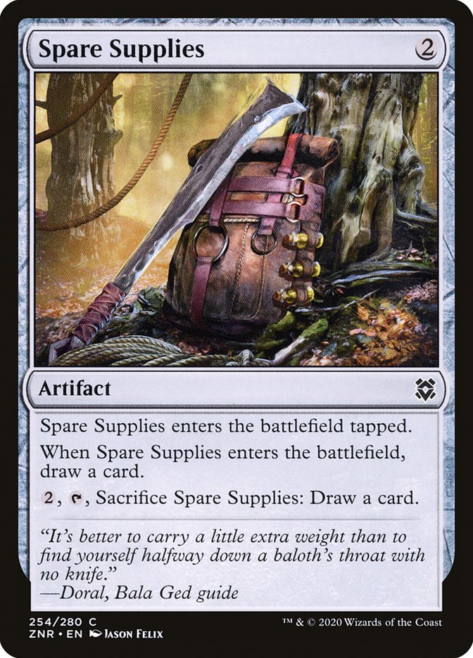 Spare Supplies [Zendikar Rising] | Gam3 Escape