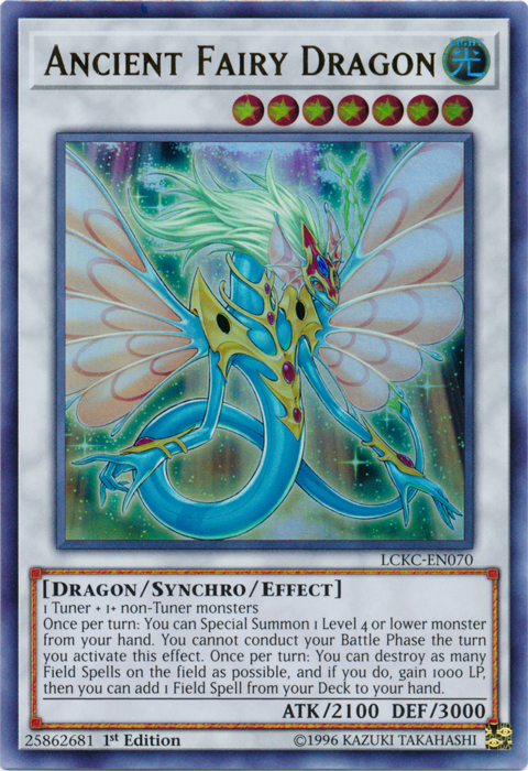 Ancient Fairy Dragon [LCKC-EN070] Ultra Rare | Gam3 Escape