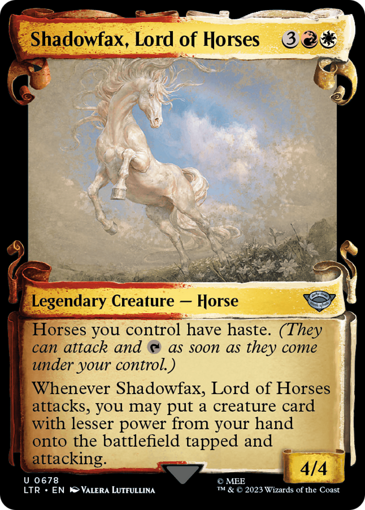 Shadowfax, Lord of Horses [The Lord of the Rings: Tales of Middle-Earth Showcase Scrolls] | Gam3 Escape