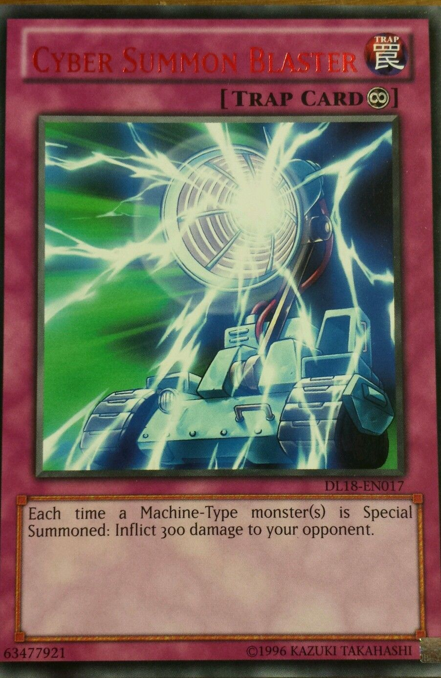 Cyber Summon Blaster (Red) [DL18-EN017] Rare | Gam3 Escape
