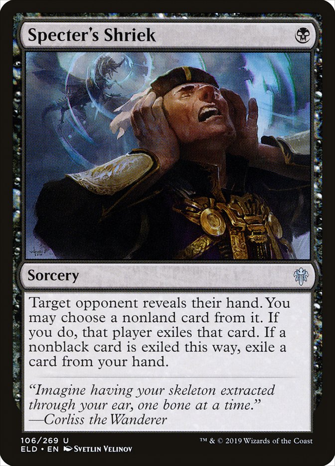 Specter's Shriek [Throne of Eldraine] | Gam3 Escape