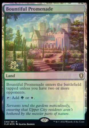 Bountiful Promenade [Commander Legends: Battle for Baldur's Gate Prerelease Promos] | Gam3 Escape