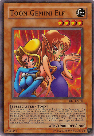 Toon Gemini Elf [DL6-EN001] Super Rare | Gam3 Escape