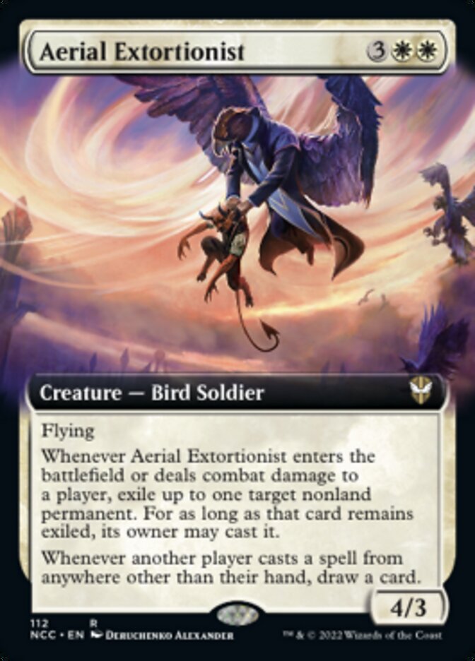 Aerial Extortionist (Extended Art) [Streets of New Capenna Commander] | Gam3 Escape