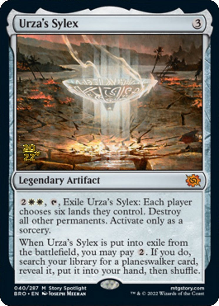 Urza's Sylex [The Brothers' War: Prerelease Promos] | Gam3 Escape