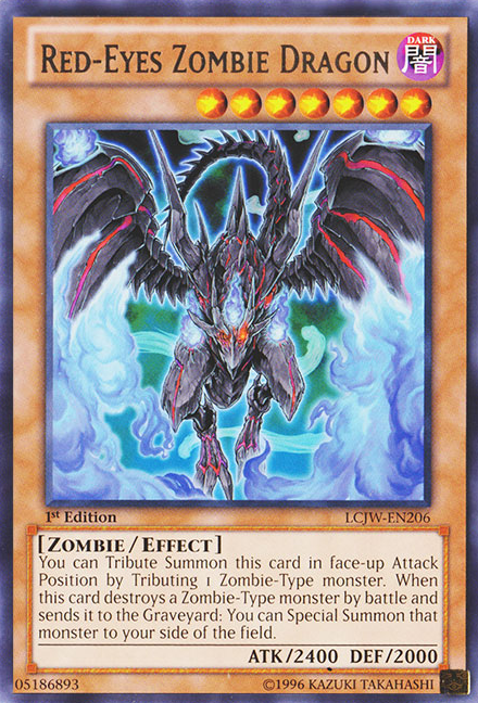 Red-Eyes Zombie Dragon [LCJW-EN206] Rare | Gam3 Escape