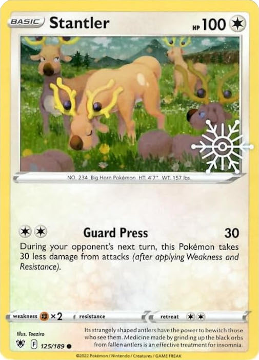 Stantler (125/189) (Holiday Calendar) [Sword & Shield: Astral Radiance] | Gam3 Escape