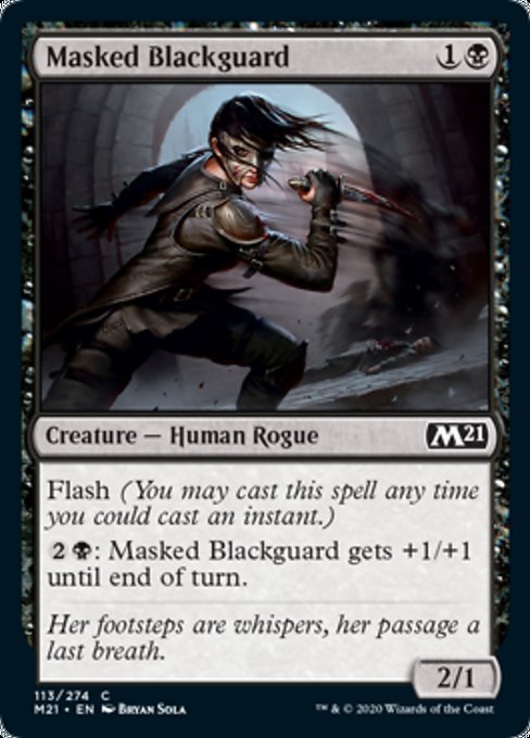 Masked Blackguard [Core Set 2021] | Gam3 Escape