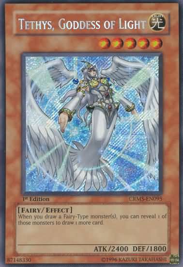 Tethys, Goddess of Light [CRMS-EN095] Secret Rare | Gam3 Escape