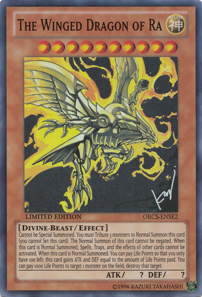 The Winged Dragon of Ra [ORCS-ENSE2] Super Rare | Gam3 Escape