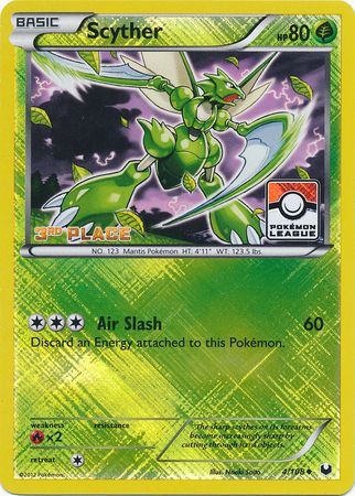 Scyther (4/108) (League Promo 3rd Place) [Black & White: Dark Explorers] | Gam3 Escape