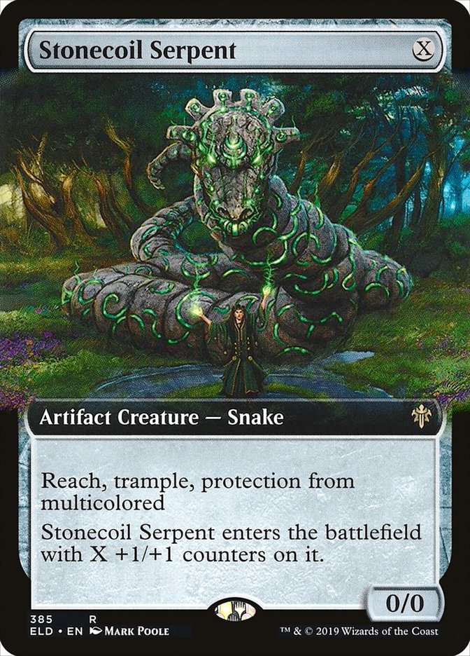 Stonecoil Serpent (Extended Art) [Throne of Eldraine] | Gam3 Escape
