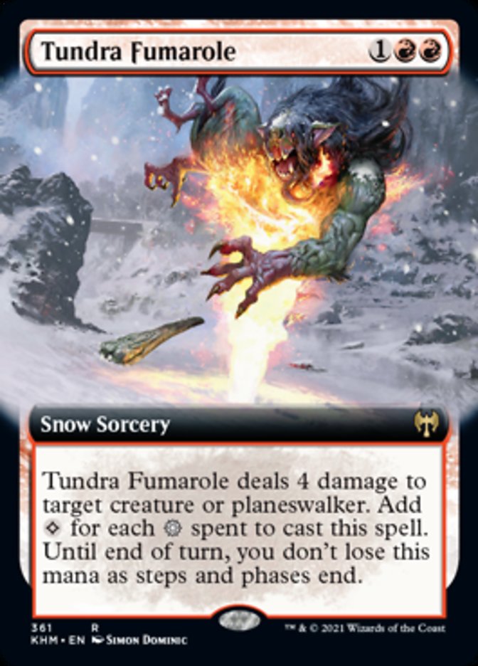 Tundra Fumarole (Extended Art) [Kaldheim] | Gam3 Escape