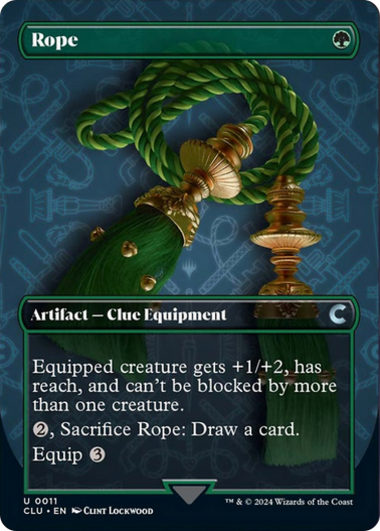 Rope (Borderless) [Ravnica: Clue Edition] | Gam3 Escape