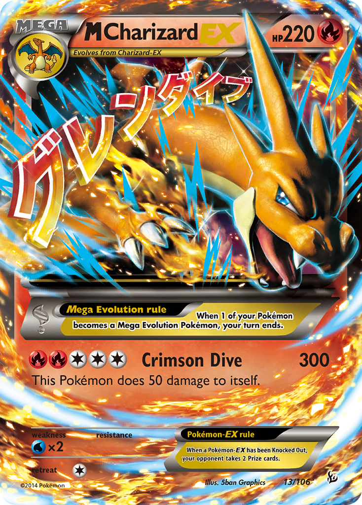 M Charizard EX (13/106) [XY: Flashfire] | Gam3 Escape