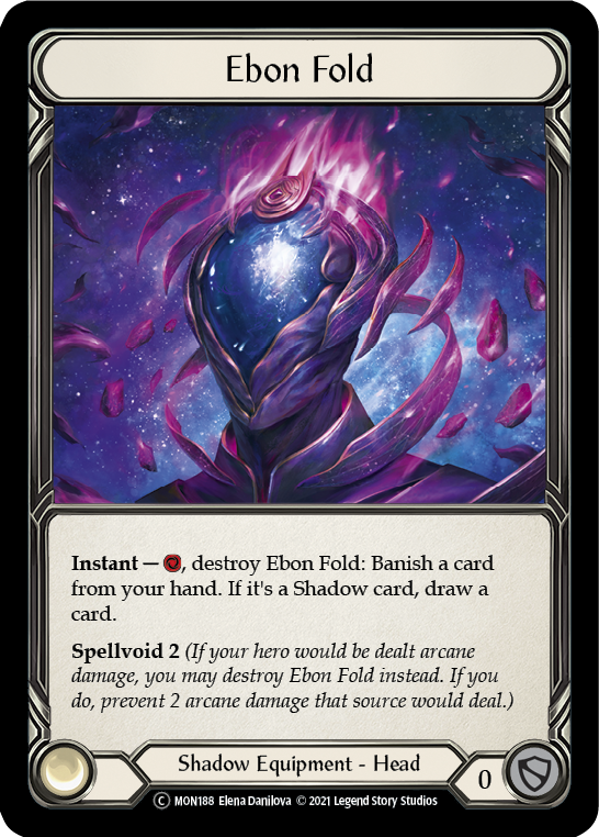 Ebon Fold (Rainbow Foil) [U-MON188-RF] Unlimited Rainbow Foil | Gam3 Escape