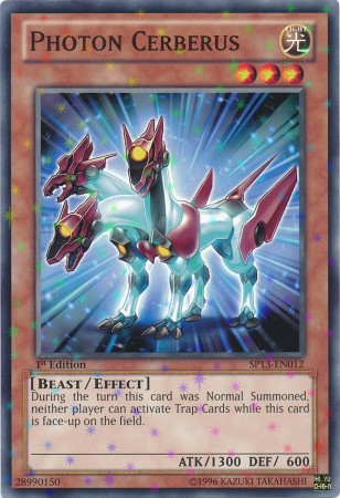 Photon Cerberus [SP13-EN012] Starfoil Rare | Gam3 Escape