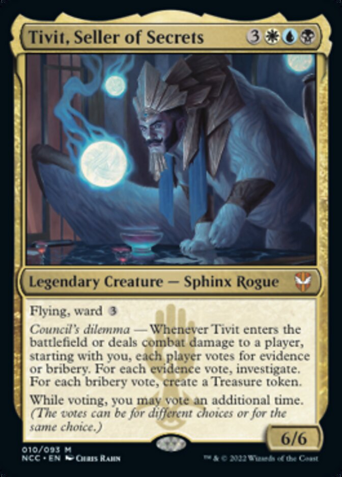 Tivit, Seller of Secrets [Streets of New Capenna Commander] | Gam3 Escape