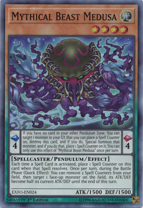 Mythical Beast Medusa [EXFO-EN024] Super Rare | Gam3 Escape