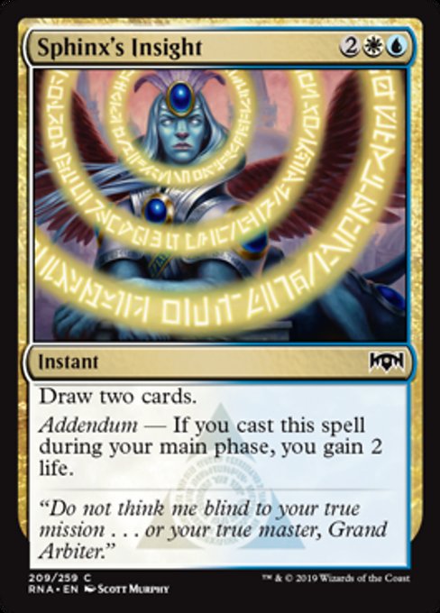 Sphinx's Insight [Ravnica Allegiance] | Gam3 Escape