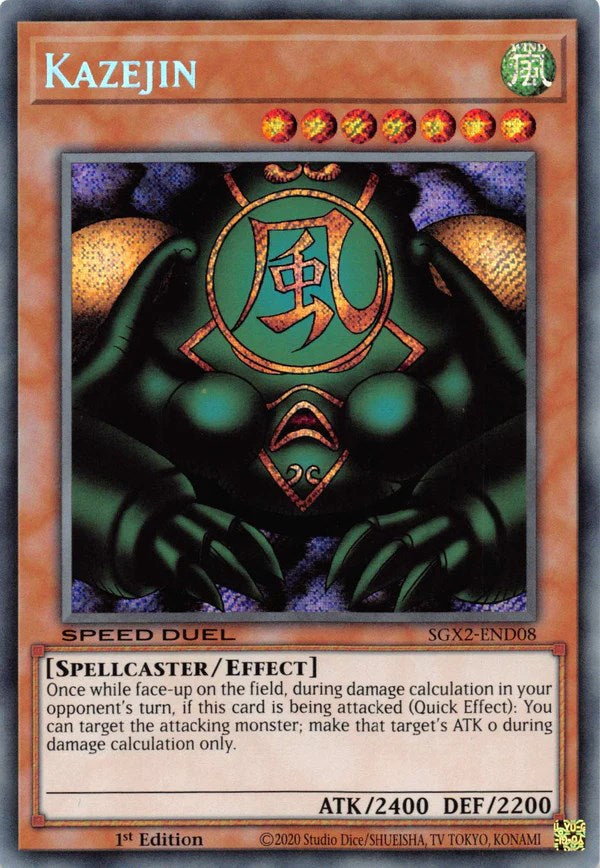 Kazejin [SGX2-END08] Secret Rare | Gam3 Escape