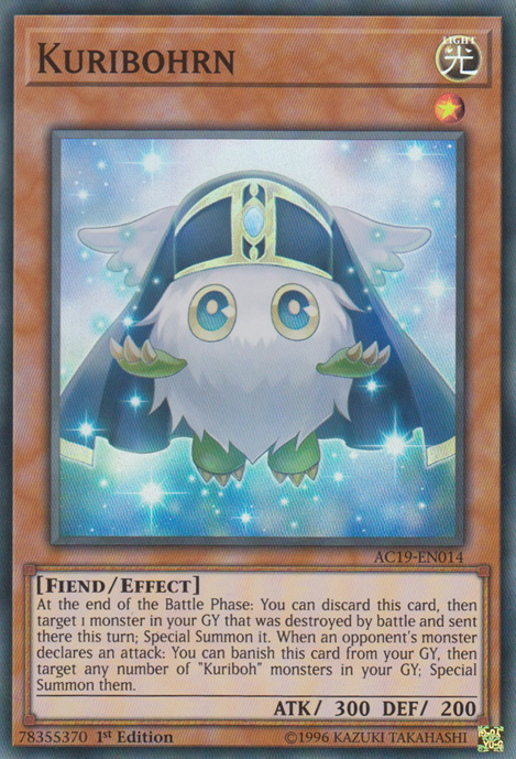 Kuribohrn [AC19-EN014] Super Rare | Gam3 Escape