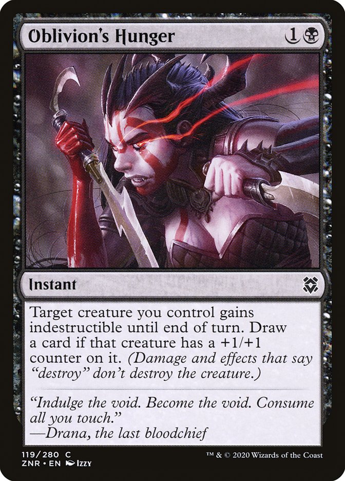 Oblivion's Hunger [Zendikar Rising] | Gam3 Escape