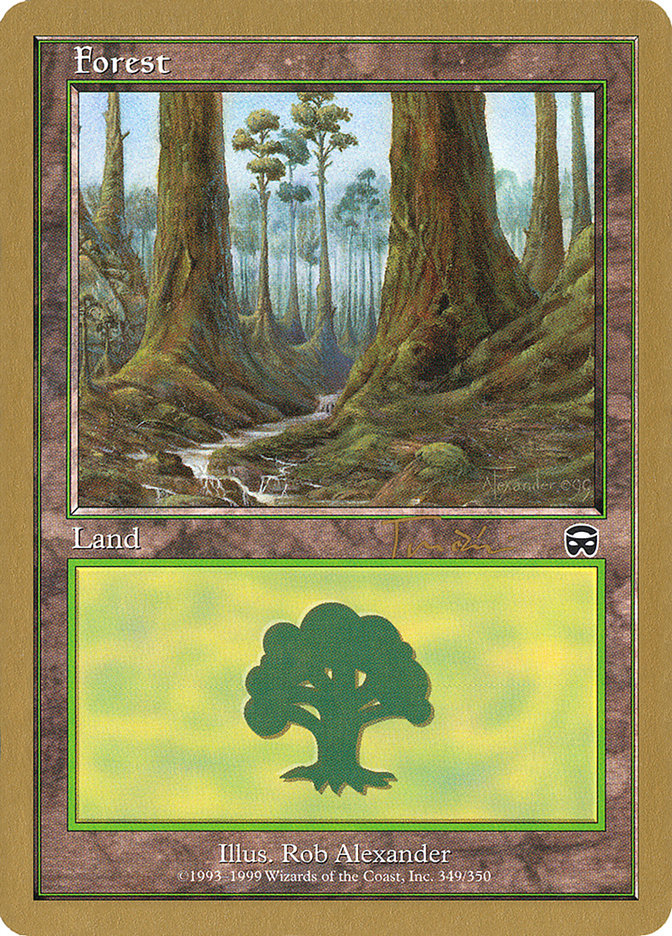 Forest (jt349) (Jan Tomcani) [World Championship Decks 2001] | Gam3 Escape