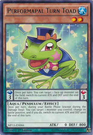 Performapal Turn Toad [MP15-EN066] Rare | Gam3 Escape