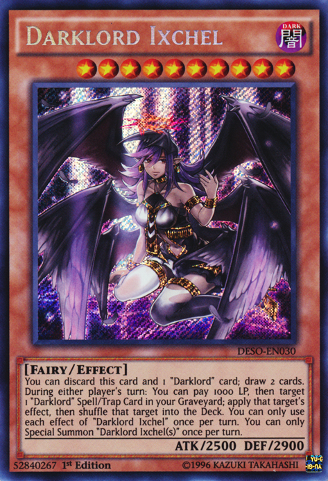 Darklord Ixchel [DESO-EN030] Secret Rare | Gam3 Escape