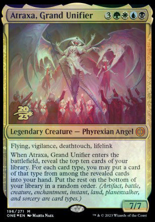 Atraxa, Grand Unifier [Phyrexia: All Will Be One Prerelease Promos] | Gam3 Escape