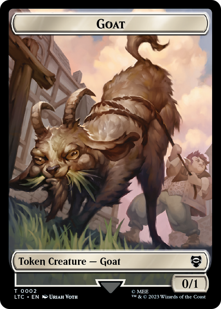 Bird // Goat Token [The Lord of the Rings: Tales of Middle-Earth Commander Tokens] | Gam3 Escape