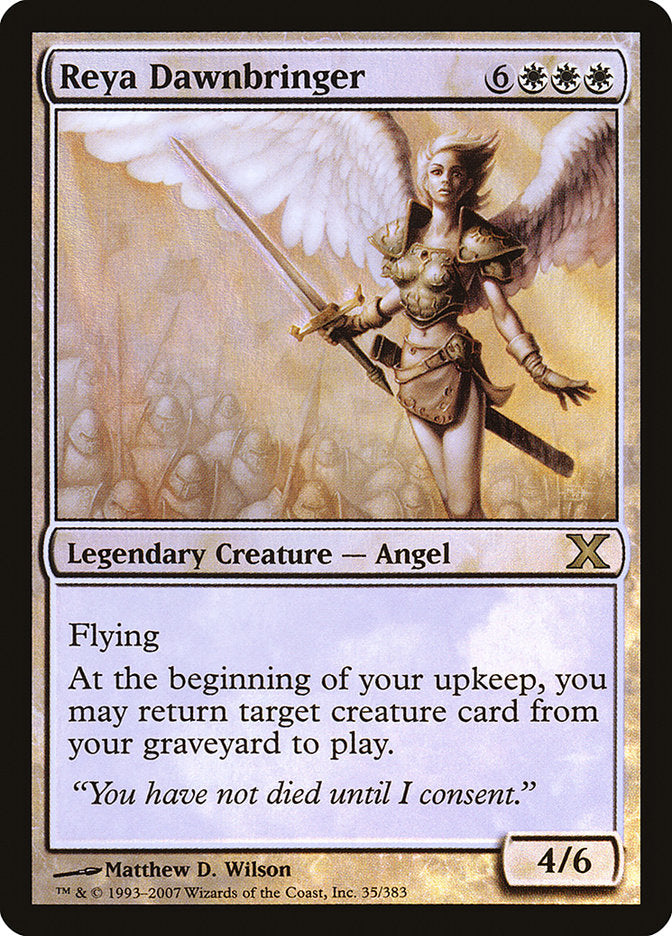 Reya Dawnbringer (Premium Foil) [Tenth Edition] | Gam3 Escape