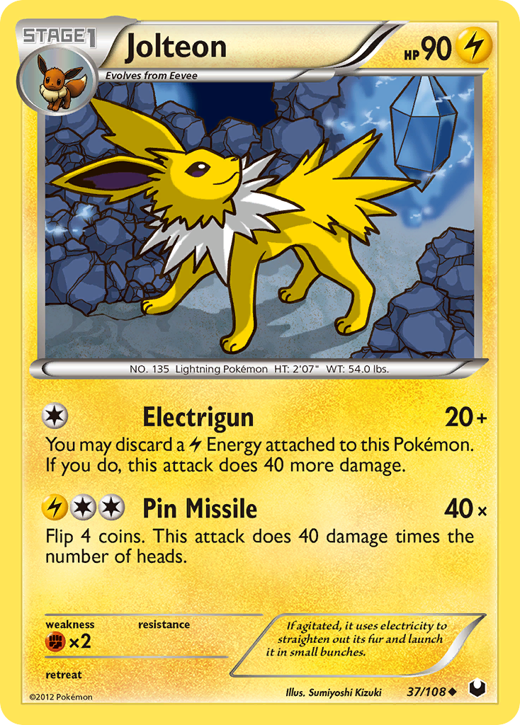 Jolteon (37/108) [Black & White: Dark Explorers] | Gam3 Escape