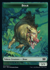 Boar // Knight Double-sided Token [Double Masters 2022 Tokens] | Gam3 Escape