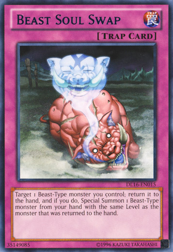 Beast Soul Swap (Blue) [DL16-EN015] Rare | Gam3 Escape