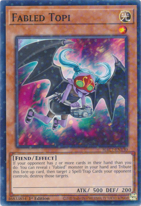 Fabled Topi (Duel Terminal) [HAC1-EN130] Common | Gam3 Escape