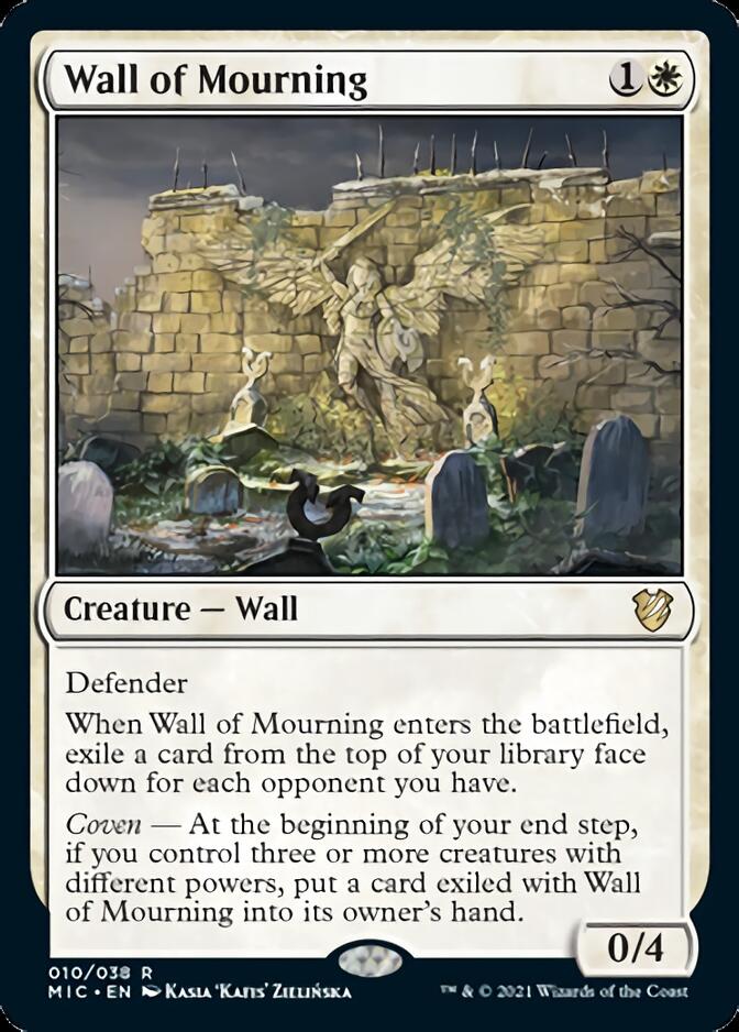 Wall of Mourning [Innistrad: Midnight Hunt Commander] | Gam3 Escape