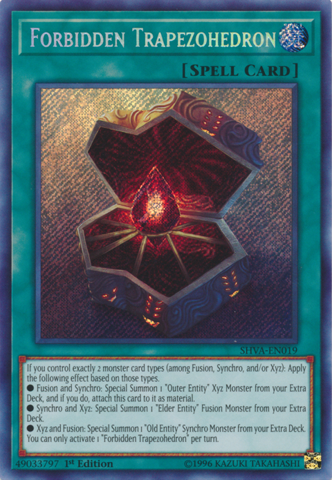 Forbidden Trapezohedron [SHVA-EN019] Secret Rare | Gam3 Escape