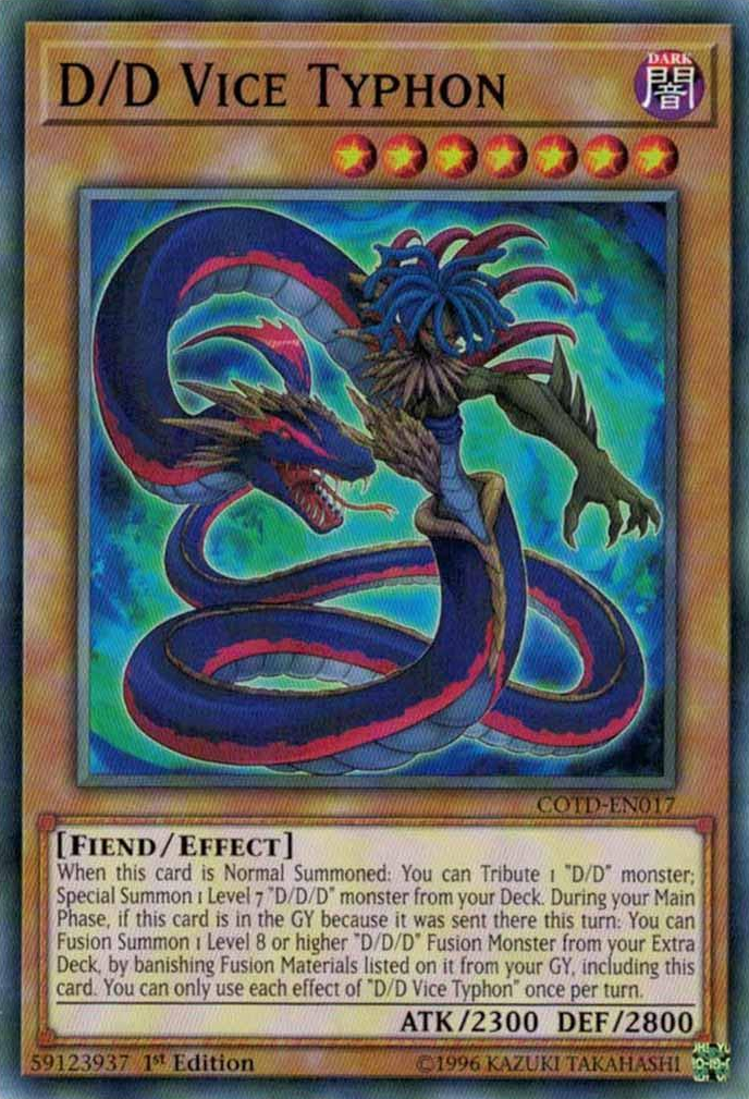 D/D Vice Typhon [COTD-EN017] Common | Gam3 Escape