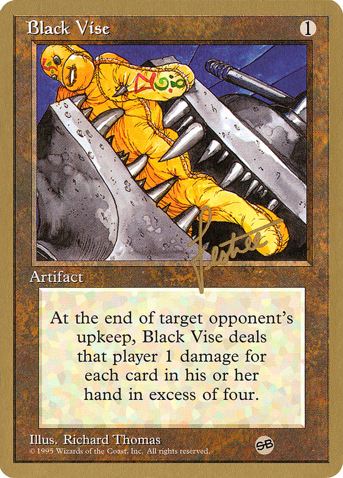 Black Vise (Bertrand Lestree) (SB) [Pro Tour Collector Set] | Gam3 Escape